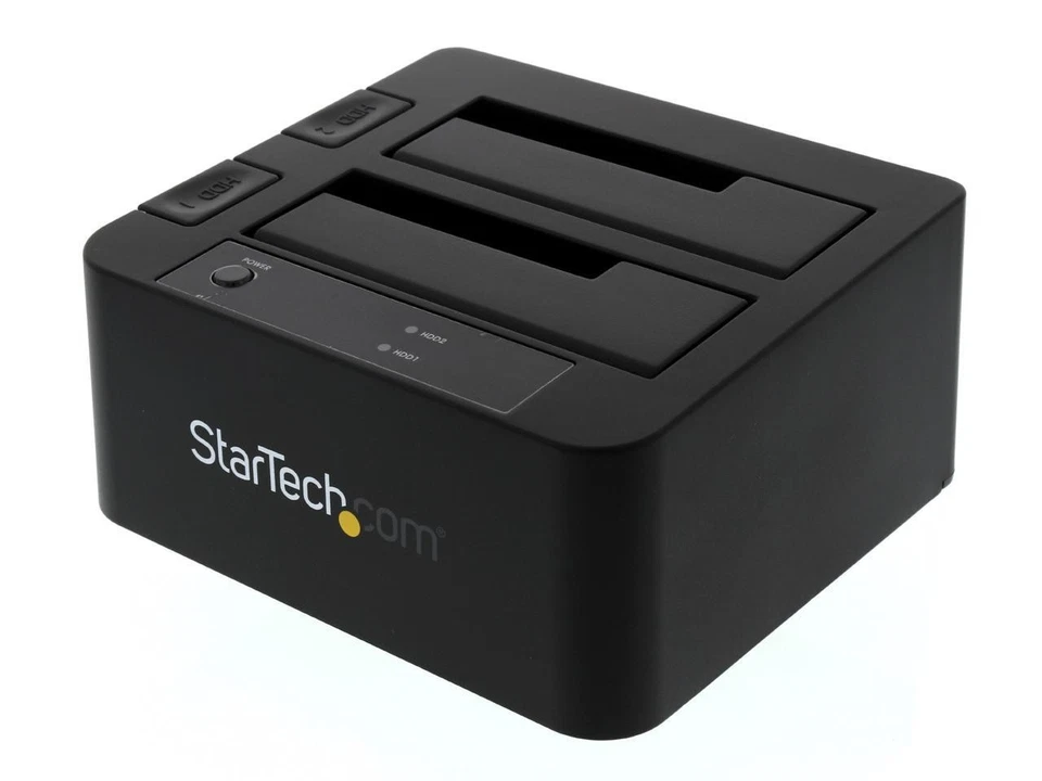 StarTech.com SDOCK2U33EB Plastic 2.5" & 3.5" Black SATA III USB 3.0 & eSATA - Image 1 of 4