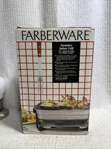 Parrilla asadora para barbacoa interior sin humo Farberware R4550 hecha en EE. UU. ¡NUEVO!! - Imagen 1 de 14