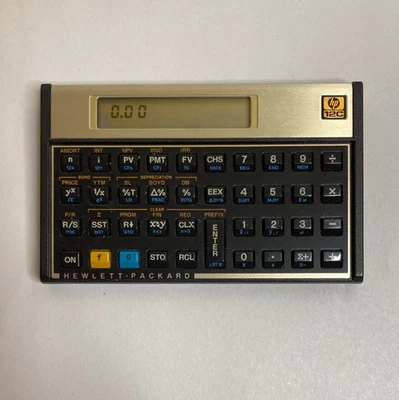 Vintage HP 12C Financial Calculator 1991 Made in Singapore - Tested - Works - Image 1 of 3