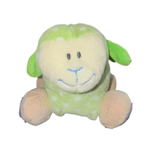 Gund Kids Learn With Me Lamb Green Polka Dots Stars 20304 6 Inches - Picture 1 of 6