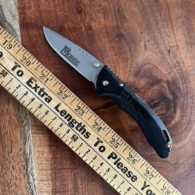 🌟Buck Knives USA 285 Bantam EDC Cuchillo de Bolsillo Plegable Lockback, Negro, ¡BONITO! Foto 1 de 4