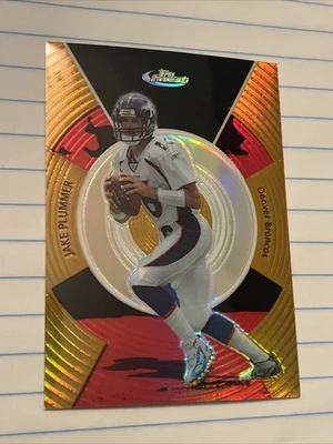Jake Plummer 2005 Topps Finest Gold Refractor /50Broncos #109  - Image 1 of 2
