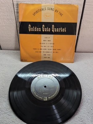 33 RPM Spiratuals Sung by the Golden Gate Quartet Mercury MG 25063 Look Up - Image 1 of 4