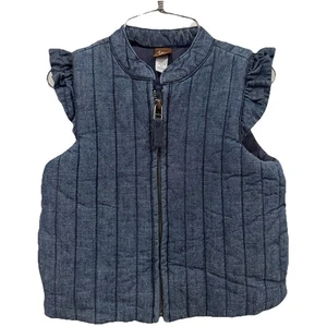 Chaleco Hinchado Colección Tea Niñas 2-3 Años Azul Bebé Invierno Elegante - Imagen 1 de 6