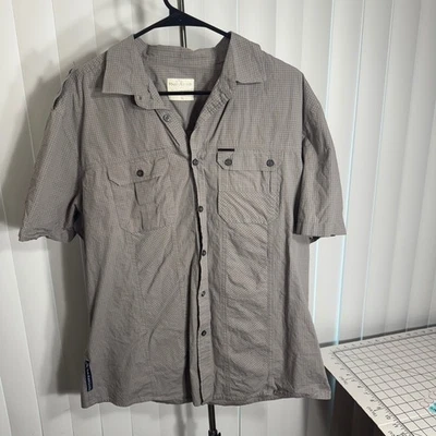 Marca Ecko Cut & Sew Mens Plaid Button Up Short Sleeve Shirt Size XL - Image 1 of 4