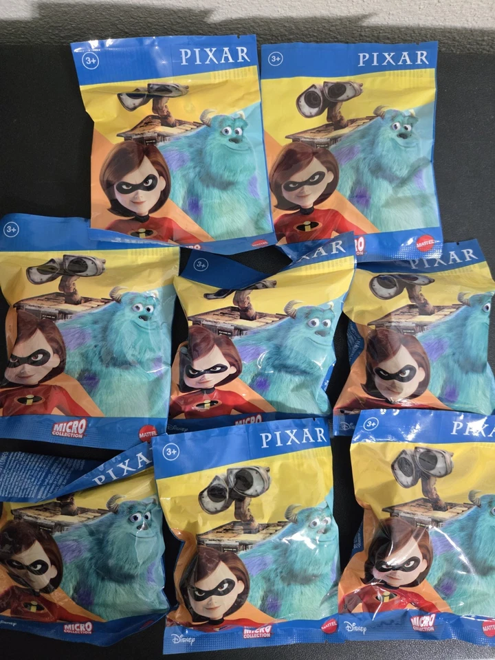 Lote de 8 figuras bolsas ciegas Disney Pixar (Toy Story Finding Nemo Monster Inc etc.) Foto 1 de 1