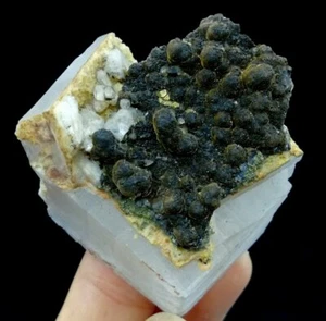 Goethita botrioidal 45 mm con calcita de China B7085 - Imagen 1 de 7