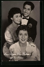 AK Musiker Vico Torriani, Topsy Kuppers und Elma Karlowa in Gitarren der Liebe 