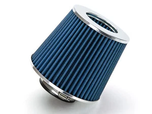 Filtro seco cono de admisión de aire frío entrada 63 mm AZUL 2,5 pulgadas 2,5" para Mitsubishi - Imagen 1 de 8