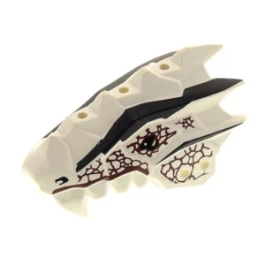 1x Lego Bionicle Dragon Head Ninjago White Brown 9450 6019887 93071pb02 - Picture 1 of 1