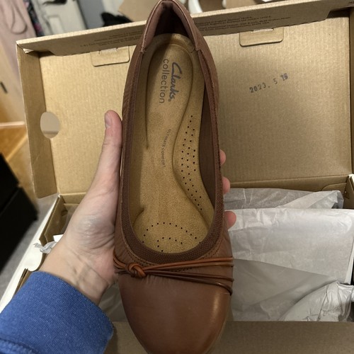 Ballerine Clarks Collection Marrone taglia 10 larghe (7 5 UK 41 5 EU)