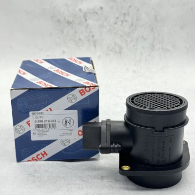 Bosch Mass Air Flow Sensor MAF For VW Golf Jetta Audi A4 TT 1.8L 0280218063 - Image 1 of 4