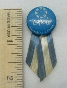Expo 67 Montreal Canada 1967 Button Ribbon Pin - Picture 1 of 4