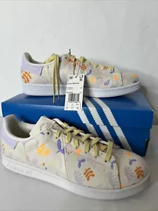 NUOVE SNEAKERS DONNA ADIDAS STAN SMITH Cloud bianco viola tinta GY1072 TAGLIA 10,5 - Foto 1 di 9