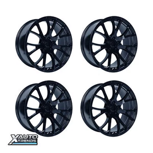 Performance Replicas PR161 Gloss Black 20X9 5X115 20mm (Set of 4) - Picture 1 of 1