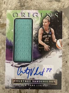 2023 Panini WNBA Origins Auto Jersey -  Courtney Vandersloot
