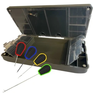 Fishing Tackle Box and Baiting Needle Set NGT XPR Terminal Tackle Carp Box - Picture 1 of 9