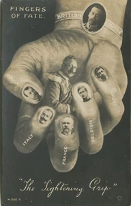 WWI ALLIES, LEADERS, KAISER WILHELM II - Military Patriotic Postcard - Picture 1 of 2