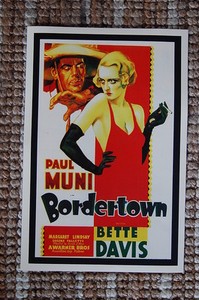 Boardertown Lobby Card Movie Poster Paul Muni - Bette Davis