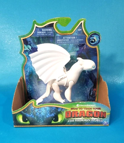 Dreamworks Dragons LIGHTFURY Dragon Figure with Moving Parts NEW 2019 Figure Cover