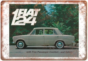 Oldtimer Fiat Ritmo s85 Auto Werbung Reproduktion Blechschild A11177 - Bild 1 von 2