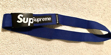 SUPREME BLUE  adjustable ratchet clasp belt