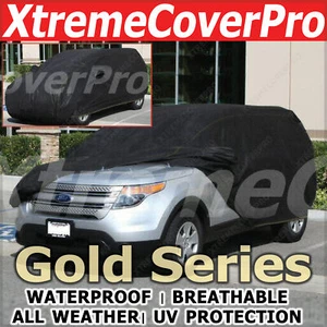 2010 2011 2012 2013 GMC TERRAIN WATERPROOF CAR COVER W/MIRROR POCKET BLACK - Picture 1 of 12