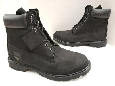 Mens Timberland 6" Inch Classic Basic Waterproof Insulated Boots 19039 001 Black - Image 1 of 4