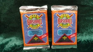 1992 Upper Deck Baseball Card  Packs (15 Cards) Factory Sealed  TWO (2 Packs) - Picture 1 of 6