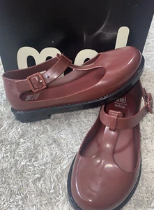 Mel Dreamed by Melissa Girl's Plastic Shoes w/ Buckle Strap Kazakova Sz 2 - Picture 1 of 4