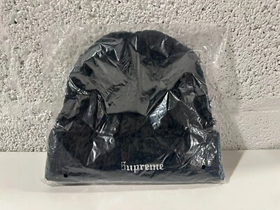 NEW SEALED Supreme Hand Tied Beanie FW23 Black Authentic - Image 1 of 2