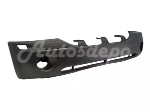 For 02-09 Gmc Envoy / 04-05 Envoy Xuv / 02-06 Envoy Xl Front Bumper Cover Black - Picture 1 of 3