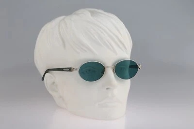 Paloma Picasso By Metzler 8353 021, Vintage 90s silver oval sunglasses NOS - Image 1 of 4