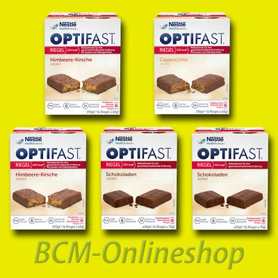 OPTIFAST Diät Riegel - 30 Mahlzeiten = 5 Kartons - freie Wahl * Abnehmen Nestlé