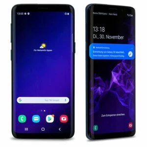 SAMSUNG GALAXY S9 SM-G960F 64GB SMARTPHONE SCHWARZ BLAU VIOLETT HÄNDLER WIE NEU - Bild 1 von 16