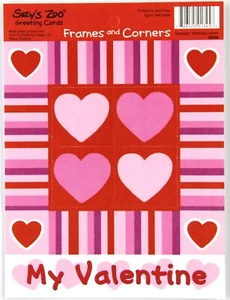 Suzy's Zoo "My Valentine" album di ritagli cornici e angoli #83028 fustelle - Foto 1 di 2