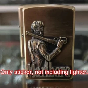 1 pieza. Pegatina de sello de pistola de transporte de vaquero de latón para ZIPPO - Imagen 1 de 3