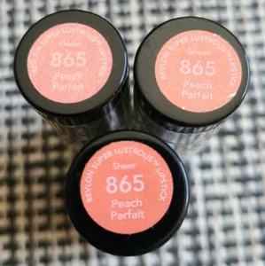 3x Revlon Super Lustrous Lipstick - Sheer- 865 Peach Parfait - Picture 1 of 1