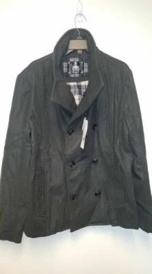 CHAQUETA DE LANA DOBLE PECHO HOMBRE DOUBLJU, GRIS, X-LARGE Foto 1 de 2