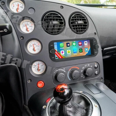 For 2004-2010 Dodge Viper Wireless Android 13 Carplay Car Stereo Radio GPS - Image 1 of 4
