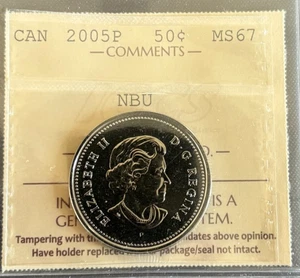Canadá - 50 centavos - 2005P - NBU - Certificado ICCS - MS-67 - Imagen 1 de 3