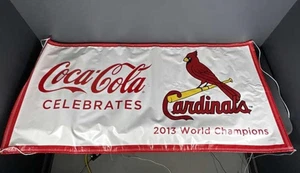 Coca-Cola St. Louis Cardinals 2013 World Champions Banner – Large 33.5” x 70” - Picture 1 of 4