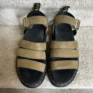 Dr. Martens Women's Blaire Fisherman Sandal Muted Olive - Women's Size 6 - Picture 1 of 6