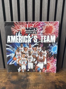1992 USA Basketball America's Team Dream Team Framed Poster 12x12Star Line Prize - Picture 1 of 5