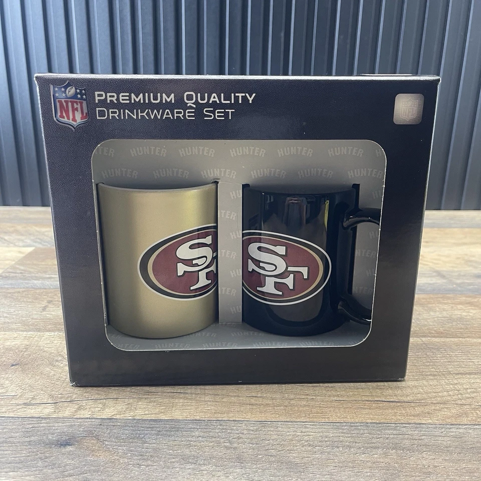 Conjunto de 2 canecas de café logotipo NFL San Fransisco 49ers - Imagem 1 de 4