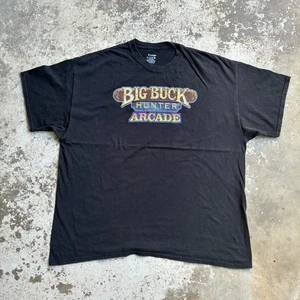 Big Buck Hunter Arcade Shirt Men XL Black Cotton Hunt Shooter Playstation Gamer - Bild 1 von 9