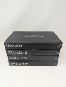 Pimsleur Approach Gold Edition Spanish I, II, III, IV, Levels 1-4, 64 CDs - Picture 1 of 3