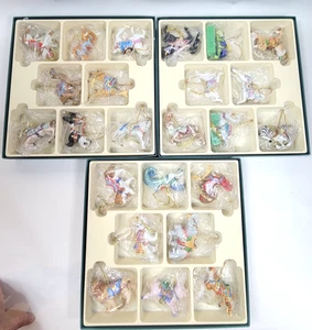 1989 Lenox Carousel Porcelain Christmas Ornaments 24 Piece Set With Box. Mint. - Picture 1 of 8