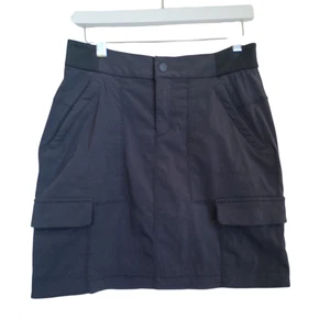 Athleta Skort Womens 8 Tall Black Activewear Golf Tennis Stretch Skirt - Picture 1 of 12