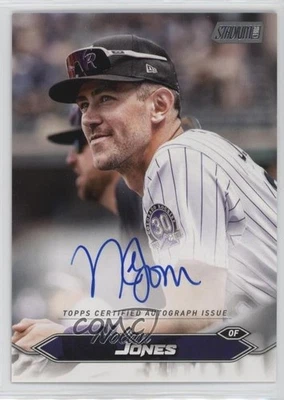 2024 Topps Stadium Club Auto Nolan Jones #SCBA-NJ - Image 1 of 3